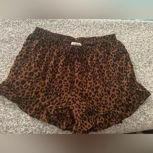 Senna Sky Ruffle Bottom Shorts